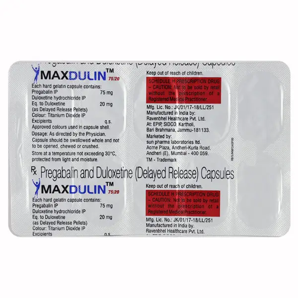 Maxdulin 75/20 Capsule DR